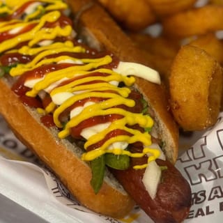 Bacon Wrapped Hot Dog